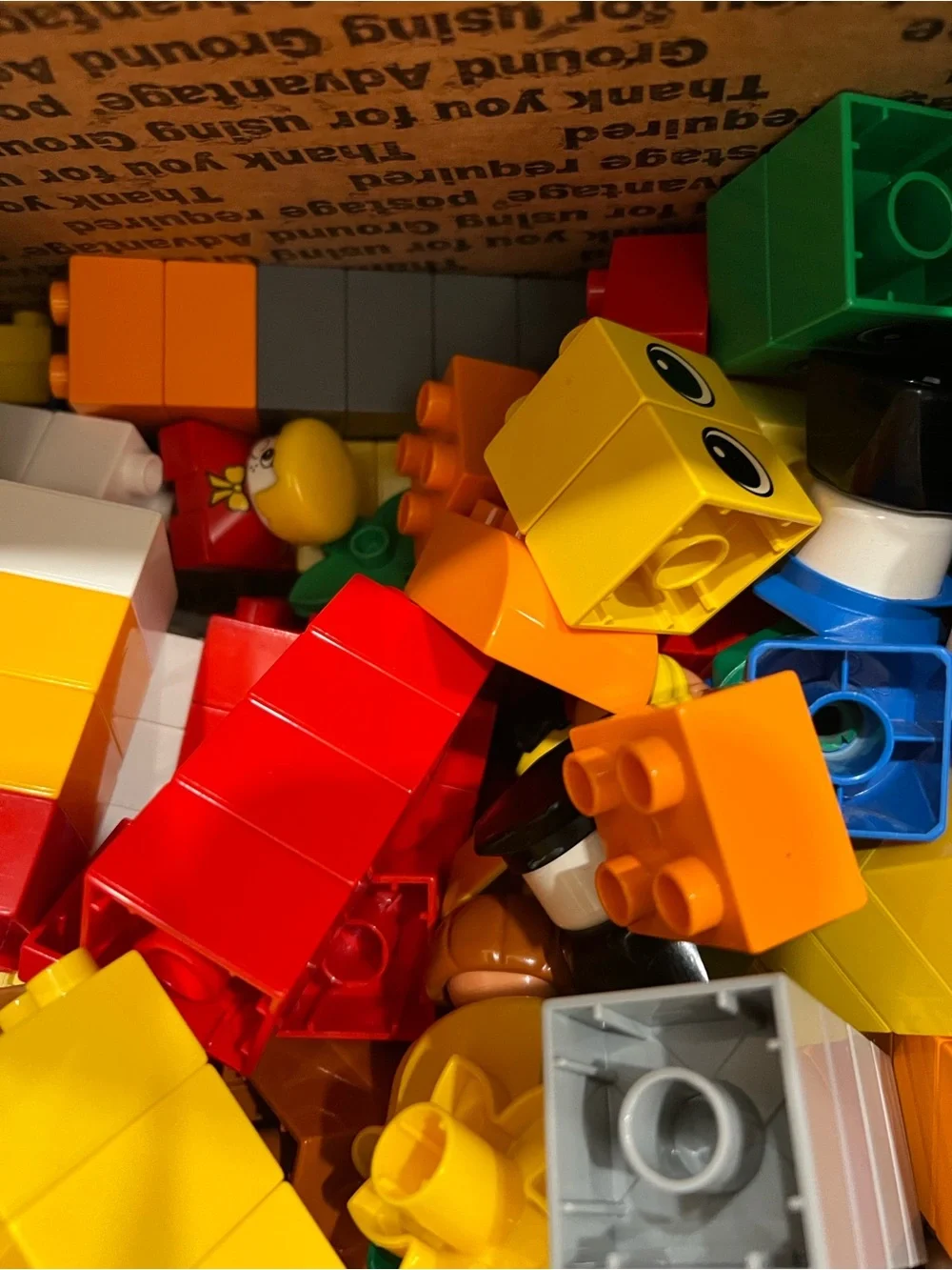 LEGO DUPLO Building Blocks 100 pieces - various shapes, sizes, colors, animals
